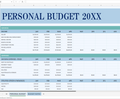 Personal Budget Excel Template – Track Income, Expenses, Savings & Goals for the Entire Year